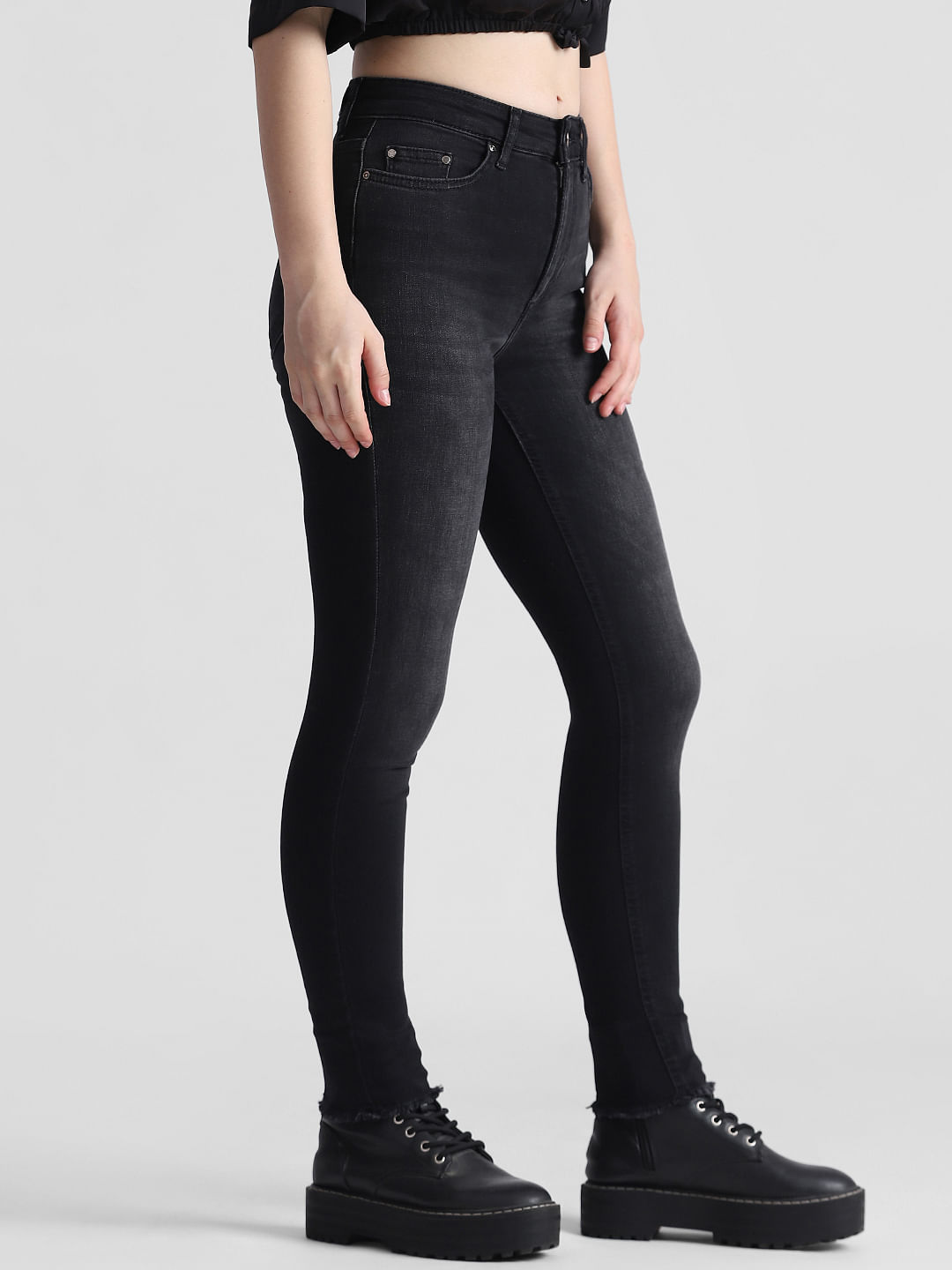 New Black skinny jeans - Women - 1756618176